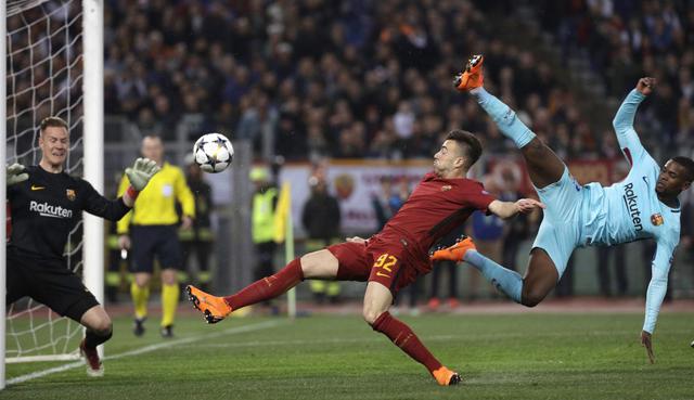 Roma vs. Barcelona. (Foto: AP)