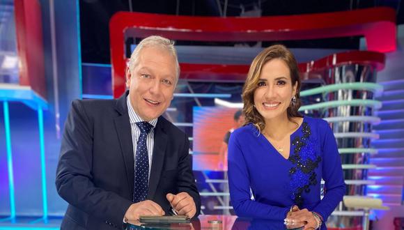 Gunter Rave y Alvina Ruiz son los conductores de la "Edición Central" de América Noticias. (Foto: Difusión)