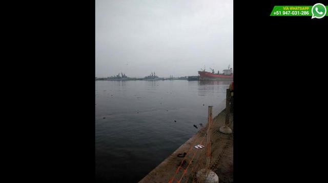 WhatsApp: barcos arrojan aceite en muelle del Callao - 5