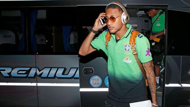 Selección de Brasil llegó a Argentina con Neymar a la cabeza - 1