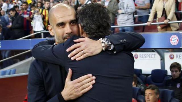 Luis Enrique deseó suerte a Pep Guardiola en su nuevo desafío - 1