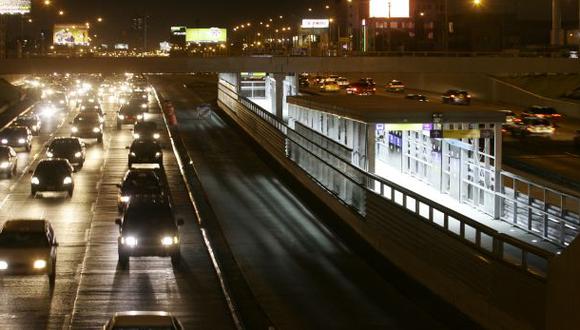 Miraflores: Congestión en Vía Expresa por accidente vehicular