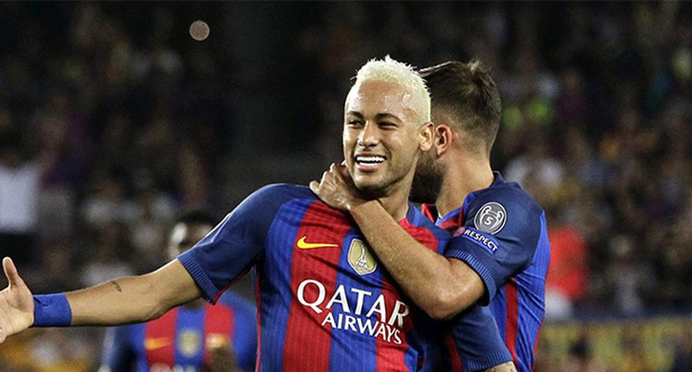 Neymar anotó el tercer gol del Barcelona en la victoria sobre el Celtic. (Foto: EFE)
