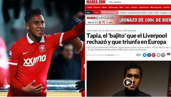 Renato Tapia confesó que Liverpool lo marginó por su estatura