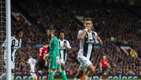 Juventus vencieron 1-0 al Manchester United con gol de Paulo Dybala. (Foto: EFE)