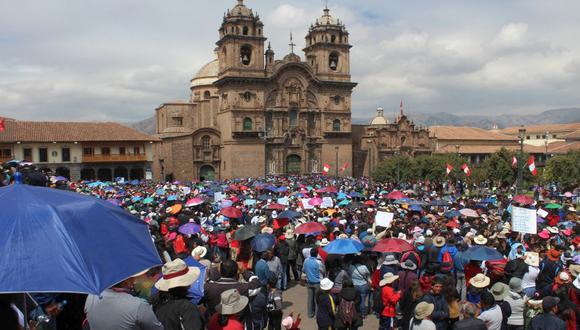 Según fuentes del Minedu, un 75% de maestros no acata la huelga nacional de maestros. A la fecha, el paro acatado en 15 regiones del páis se siente con más intensidad en Cusco, Puno, Madre de Dios, Apurímac, Lima Provincias y Moquegua (Foto: Miguel Neyra)