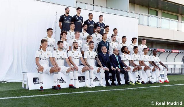Real Madrid se hizo la foto oficial para la temporada 2018/19. (Foto: web del club español)