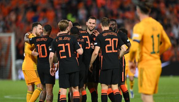 Países Bajos venció a Gales por el Grupo 4 de la Nations League. (Foto: AFP)