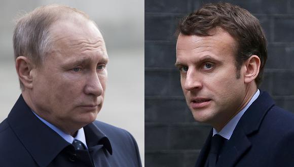 Putin urge a Macron a "superar la desconfianza mutua"