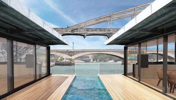 París tendrá su primer hotel flotante en las aguas del río Sena