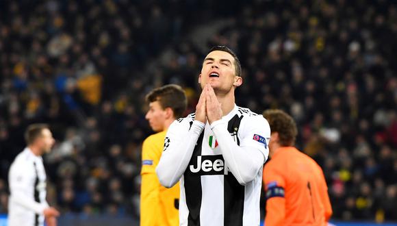 Juventus vs. Young Boys: Cristiano Ronaldo se perdió este gol cantado en la Champions League. (Foto: EFE)