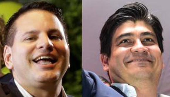 Fabricio Alvarado, del Partido Restauración Nacional (izquierda), y Carlos Alvarado, del oficialista Partido Acción Ciudadana, tienen una postura diametralmente opuesta sobre el matrimonio igualitario.