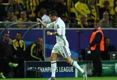 Cristiano Ronaldo se cruzó con Zidane tras gol ante Borussia Dortmund