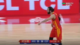 España vs. Argentina: el milimétrico pase de Ricky Rubio para la clavada de Juancho | VIDEO