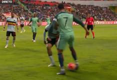 Cristiano Ronaldo humilló a su marcador con este lujo en el Portugal vs Bélgica