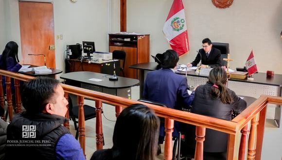 Investigada fue recluida esta tarde en el penal de Huaraz. (Foto: Corte de Justicia de Áncash)