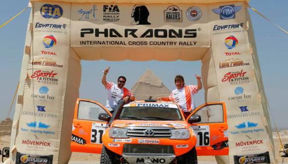 Raúl Orlandini conquistó el primer lugar del Rally de Egipto
