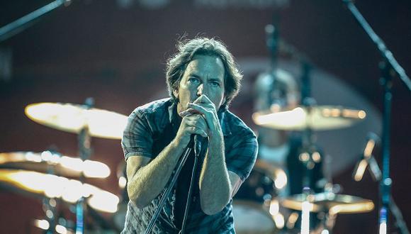 Eddie Vedder, vocalista de Pearl Jam, tiene motivos para celebrar.