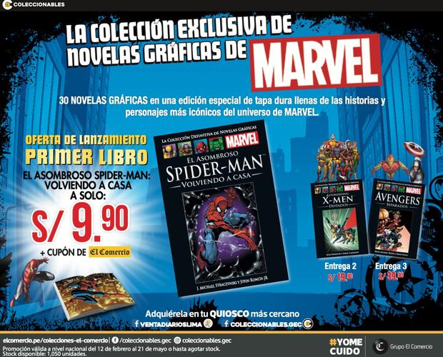 Novelas gráficas de Marvel: El Comercio te trae “Spiderman volviendo a  casa”, el libro 1 de su colección exclusiva, LUCES