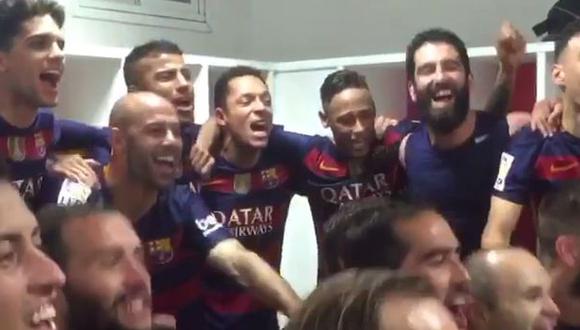 ¡Barcelona campeón! Así celebró el cuadro culé en vestuarios