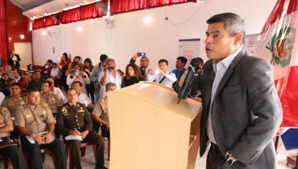 El presidente del Congreso Luis Galarreta participó de una actividad en Chimbote. (Foto: Congreso de la República)