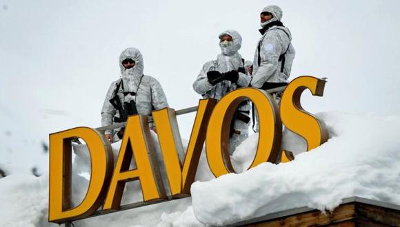La seguridad es estricta durante el Foro de Davos. (Foto: Getty Images)