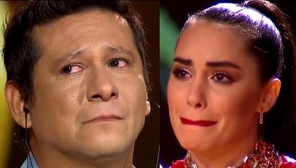 Lali Espósito llorando ante la participación de Marcelo Santillán en "Talento Fox". (Video: YouTube/Fox)