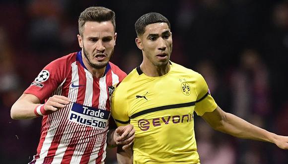 Atlético Madrid pudo reivindicarse, ante su público, de aquella goleada sufrida a manos del Borussia Dortmund en Alemania. (Foto: AFP)
