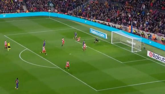 Barcelona vs. Girona: el golazo que armaron Messi, Coutinho y Suárez