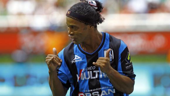 Querétaro se preocupa por Ronaldinho: "No le gusta correr"