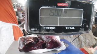 Carne de delfín se vendía en mercado de Huacho