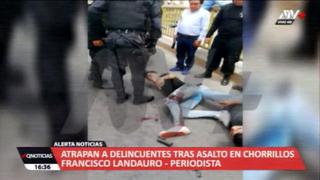 Chorrillos: a balazos caen dos delincuentes cerca de estación del Metropolitano
