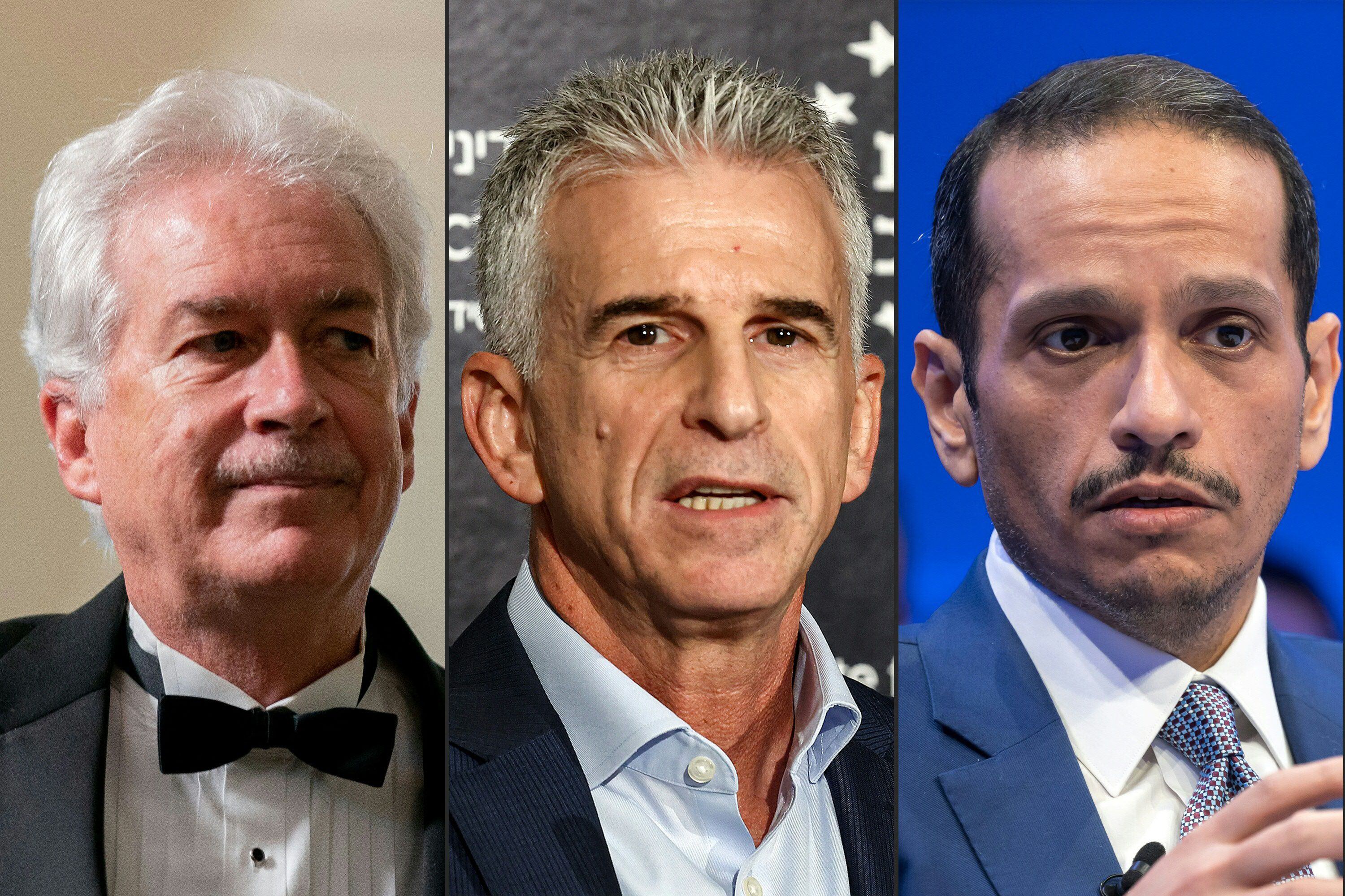 CIA Director William Burns, Mossad Chief David Barnea and Qatari Prime Minister Mohammed bin Abdulrahman Al-Thani participated in the talks in Cairo. 