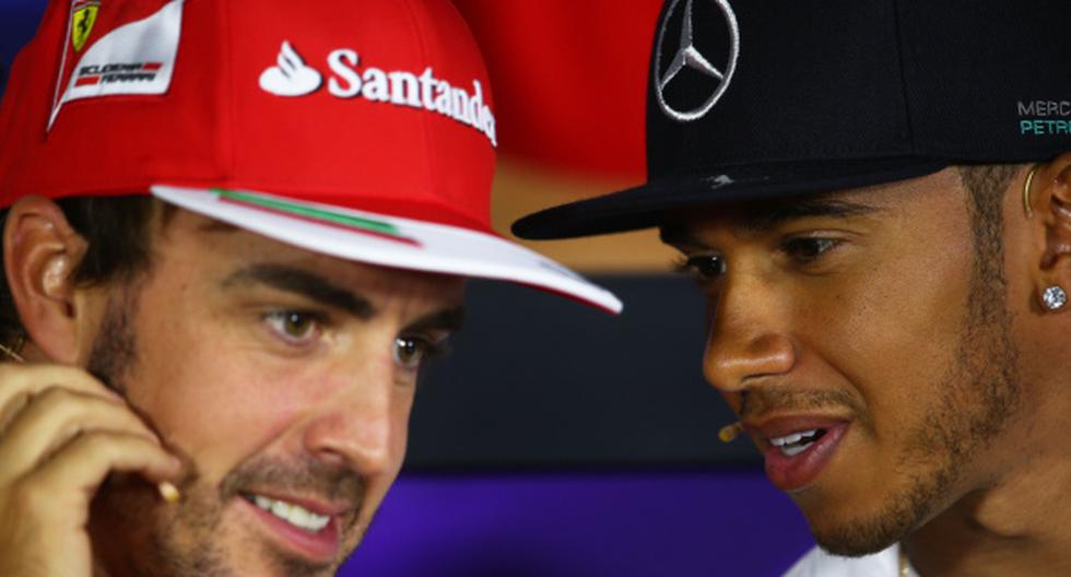 Lewis Hamilton se ha declarado admirador de Fernando Alonso. (Foto: Getty images)