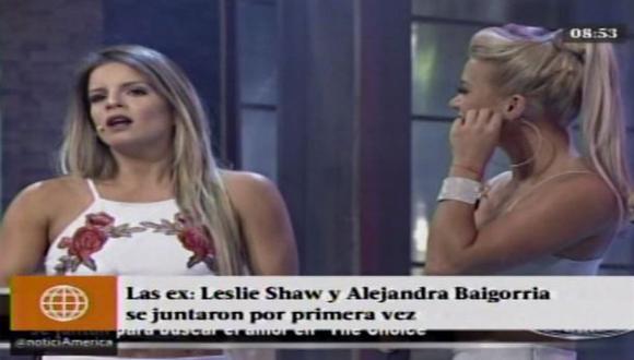 Alejandra Baigorria y Leslie Shaw estuvieron cara a cara