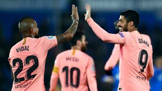 Barcelona se impuso 2-1 a Getafe y se mantiene como líder de la Liga española 2018-2019