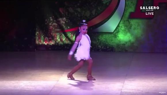Niña peruana de 6 años ganó campeonato mundial de salsa [VIDEO]