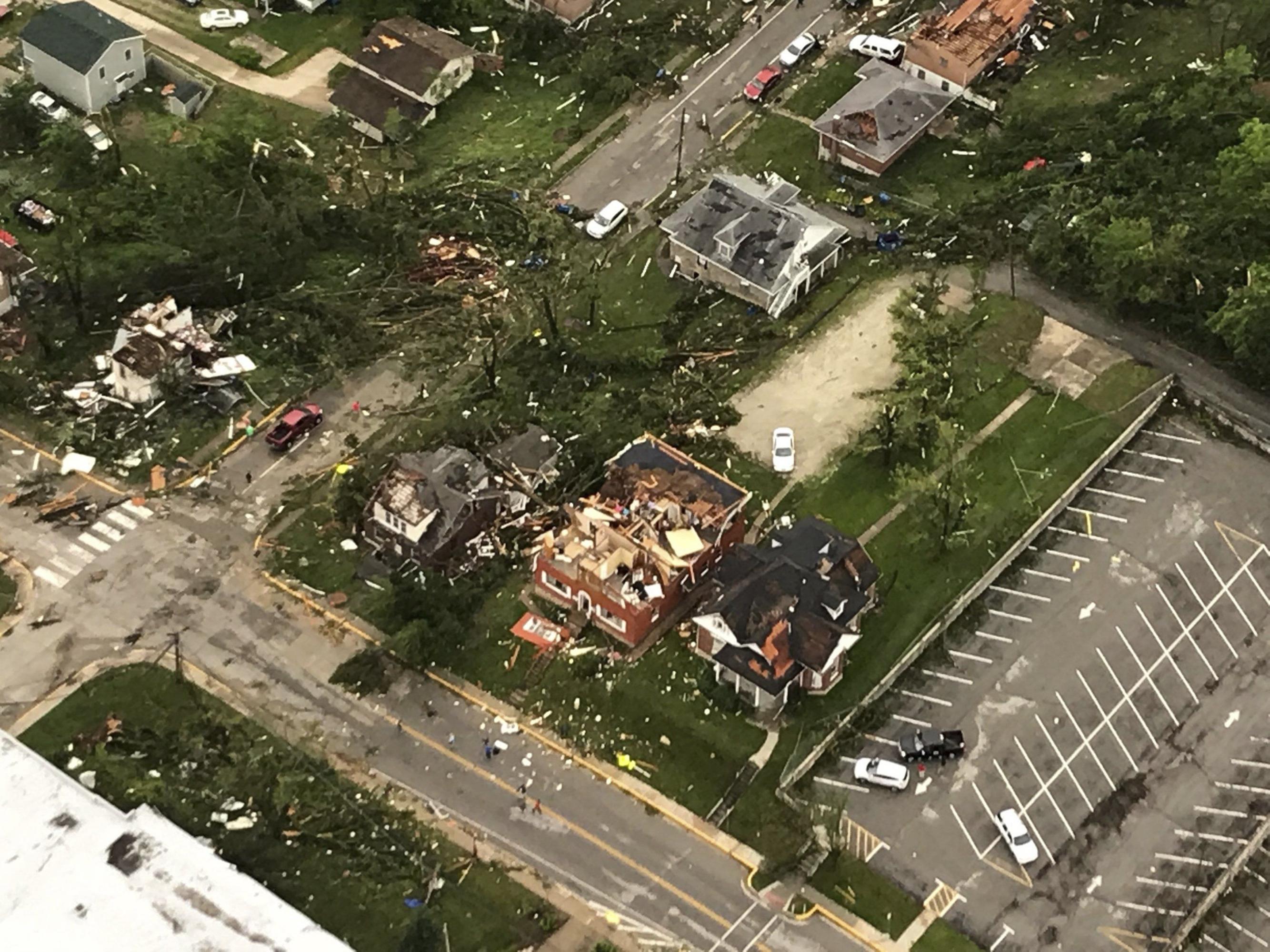 El violento tornado que dejó a Missouri devastado. Foto: AP