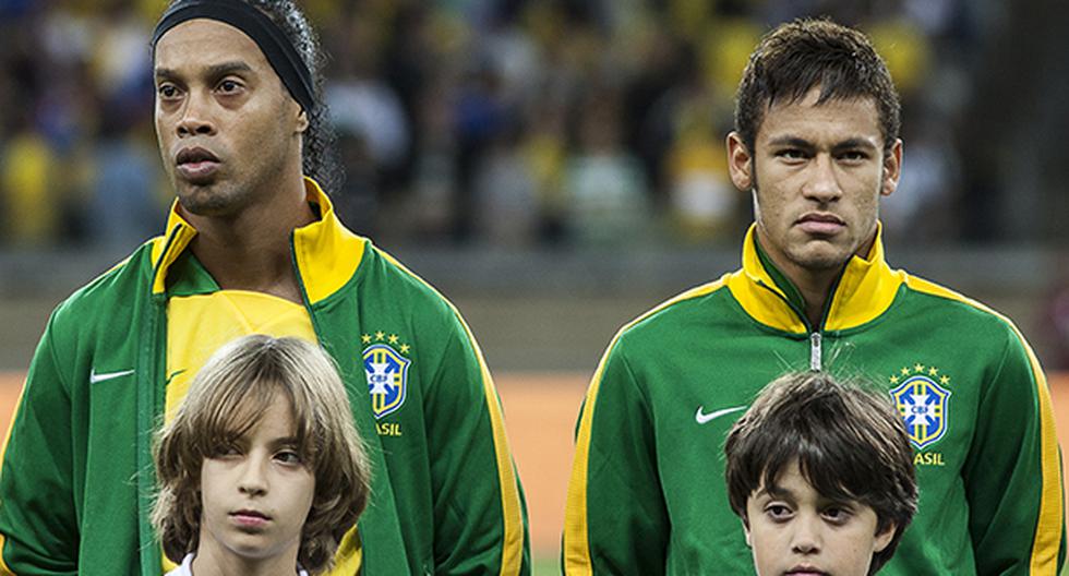 Ronaldinho destacó al figura de su compatriota Neymar, pero recalcó que él no es su heredero, sino su amigo y que será el mejor del mundo. (Foto: Getty Images)
