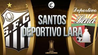 Santos - Deportivo Lara: cariocas vencieron 2-1 al conjunto venezolano por la fase 2 | RESUMEN