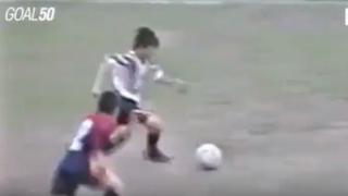 Messi y el video inédito en YouTube de un gol a los 12 años