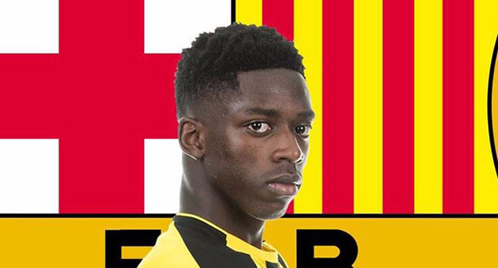 Ousmane Dembélé tiene todo acordado con el Barcelona y Borussia Dortmund por fin accedió a un acuerdo. (Foto: Facebook)