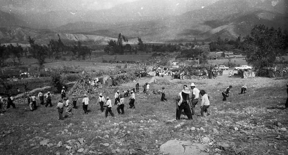 Imagen de junio de 1970 por las inmediaciones de Yungay, días después del terremoto y aluvión que hizo desaparecer del mapa a esa hermosa ciudad del Callejón de Huaylas, en Áncash. (Foto: GEC Archivo Histórico)