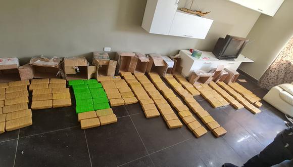 Incautan más de 150 kilos de cocaína en un condominio en Piura | Foto: Policía Nacional del Perú / PNP