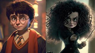 Así sería la saga de Harry Potter si fuesen películas de Pixar, según una IA | VIDEO