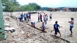 Sullana: vecinos convirtieron botadero en un campo deportivo