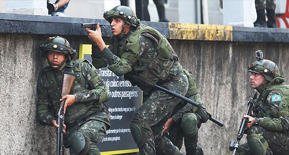 Cuatro supuestos ladrones de bancos mueren en tiroteo con policías en Brasil. (Foto: EFE)