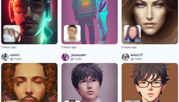 DrawAnyone es una IA que te permite crear retratos tuyos en cualquier formato. (Foto: comunidad DrawAnyone, captura de pantalla)