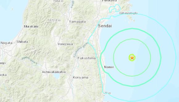Las autoridades no han informado hasta el momento si el sismo produjo una alerta de tsunami. (Foto: USGS)
