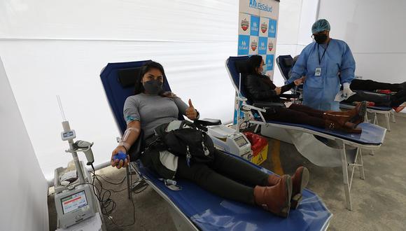 Una unidad de sangre permite salvar la vida de hasta tres pacientes. (Foto: EsSalud)